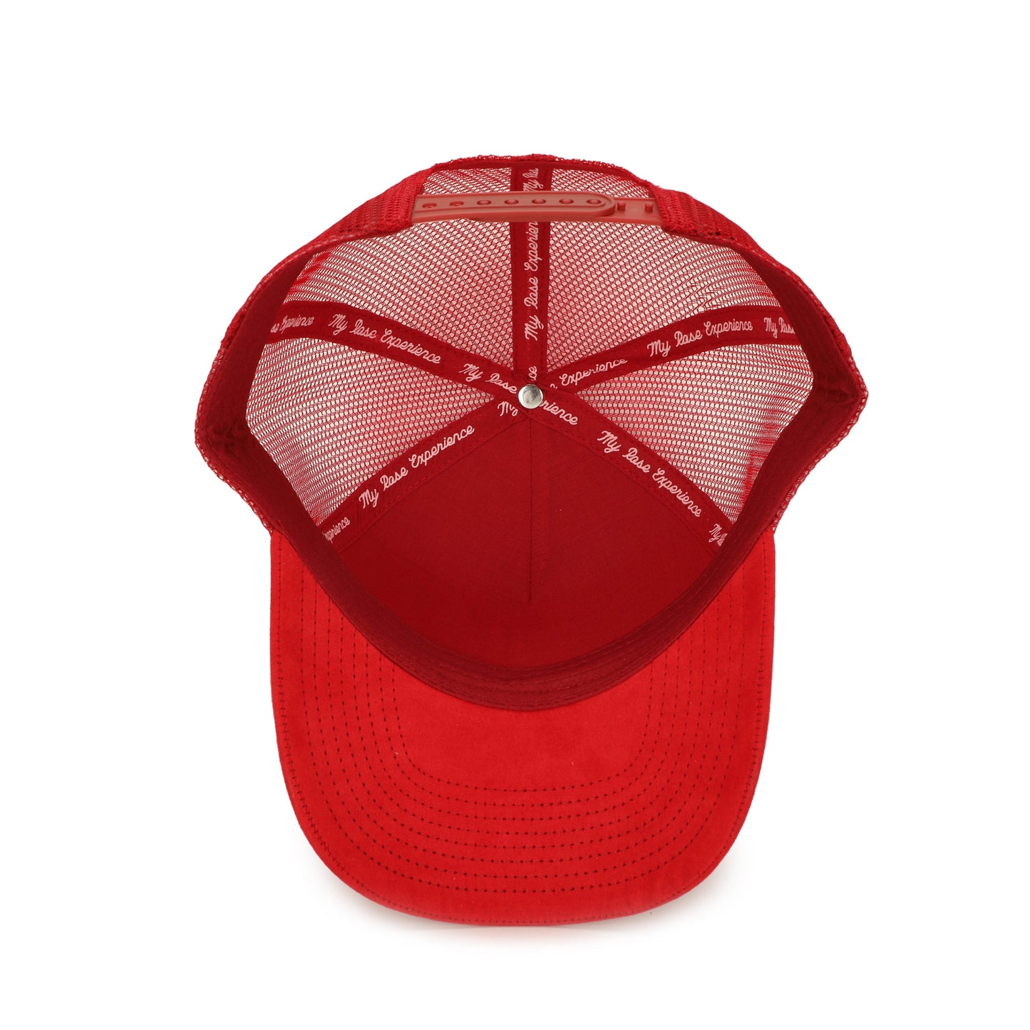 “My Rose Experience” Rainbow Rose Suede Trucker hat